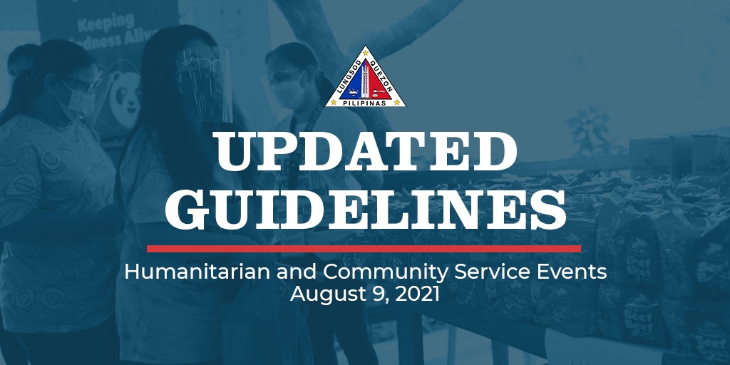 M.C. NO. 16: UPDATED GUIDELINES FOR HUMANITARIAN AND COMMUNITY SERVICE EVENTS