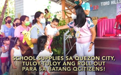 Libreng School Supplies sa Quezon City